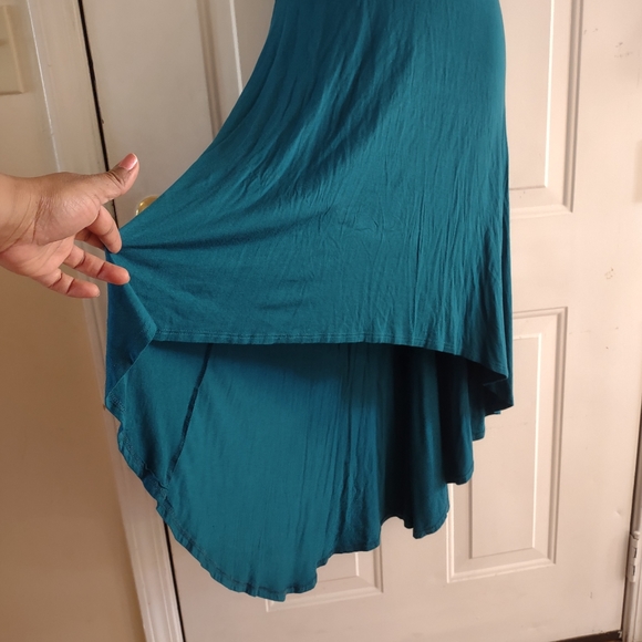 Touch me Green Short Sleeve Maxi Dress. Size XL - Picture 8 of 12